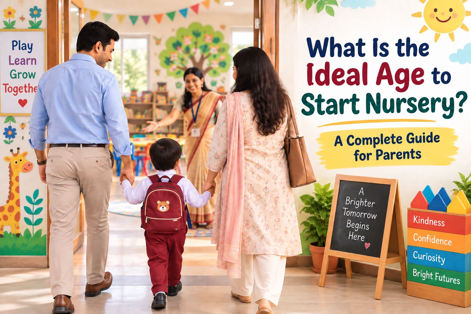 What is the ideal age to start nursery for children
